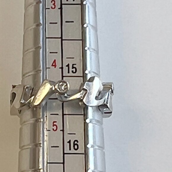 RARE Cartier Signature 18K WG Ring - Picture 9 of 10